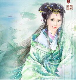 水鏡的花月